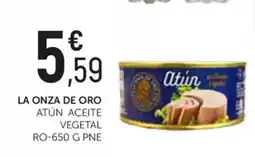 Comerco Cash & Carry ATÚN La onza de oro aceite oferta