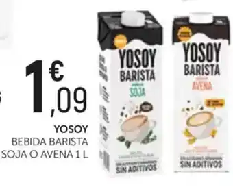 Comerco Cash & Carry YOSOY Bebida barista soja o avena oferta