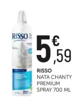 Comerco Cash & Carry RISSO Nata chanty premium spray oferta