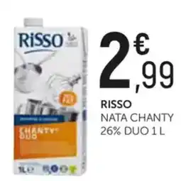 Comerco Cash & Carry RISSO Nata chanty chant 26% duo oferta