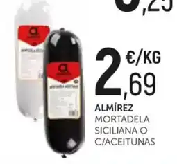 Comerco Cash & Carry ALMÍREZ  Mortadela siciliana o c/aceitunas oferta