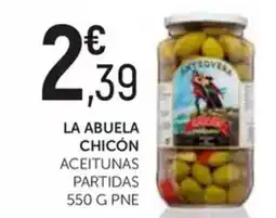 Comerco Cash & Carry LA ABUELA CHICÓN Aceitunas partidas oferta