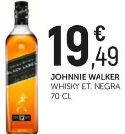 Comerco Cash & Carry JOHNNIE WALKER Whisky et. negra oferta