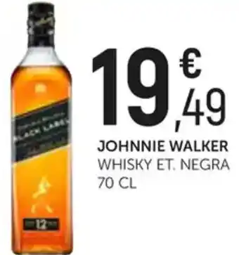 Comerco Cash & Carry JOHNNIE WALKER Whisky et. negra oferta
