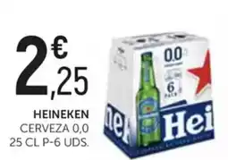Comerco Cash & Carry HEINEKEN Cerveza 0,0 25 cl p-6 uds. oferta