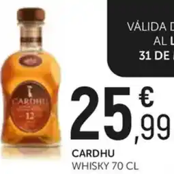 Comerco Cash & Carry CARDHU Whisky oferta