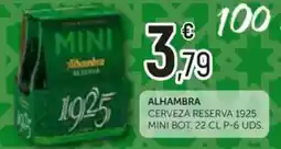 Comerco Cash & Carry ALHAMBRA Cerveza reserva 1925 mini bot.p-6 uds. oferta