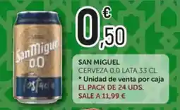 Comerco Cash & Carry SAN MIGUEL Cerveza 0,0 oferta
