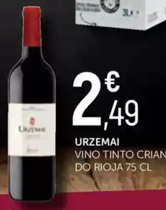 Comerco Cash & Carry URZEMAI Vino tinto crianza do rioja oferta