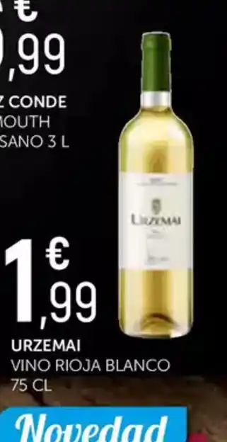 Comerco Cash & Carry URZEMAI Vino rioja blanco oferta