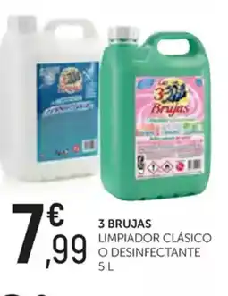 Comerco Cash & Carry 3 BRUJAS Limpiador clásico o desinfectante oferta