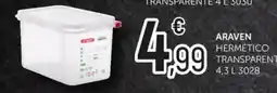 Comerco Cash & Carry ARAVEN Hermético transparente oferta