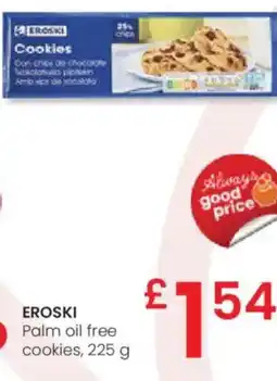 Eroski EROSKI Palm oil free cookies oferta