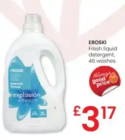 Eroski EROSKI Fresh liquid detergent, 46 washes oferta