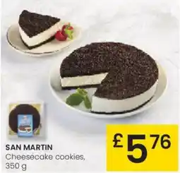 Eroski SAN MARTIN Cheesecake cookies oferta