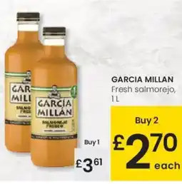 Eroski GARCIA MILLAN Fresh salmorejo, oferta