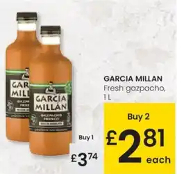 Eroski GARCIA MILLAN Fresh gazpacho, oferta
