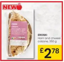 Eroski EROSKI Ham and cheese calzone oferta