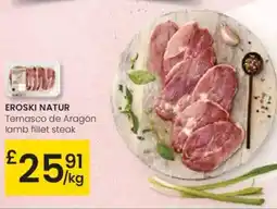 Eroski EROSKI NATUR Ternasco de Aragón lamb fillet steak oferta