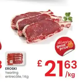 Eroski EROSKI Yearling entrecôte oferta