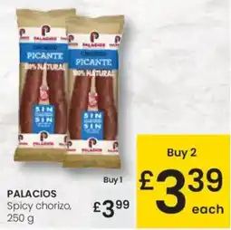Eroski PALACIOS Spicy chorizo oferta