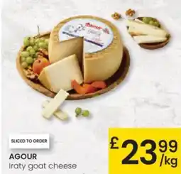 Eroski AGOUR Iraty goat cheese oferta