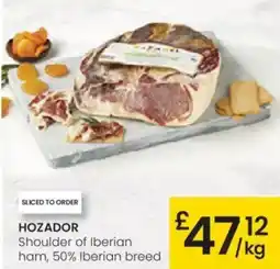 Eroski HOZADOR Shoulder of Iberian ham, 50% Iberian breed oferta
