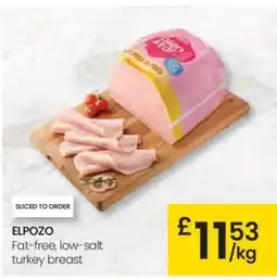 Eroski ELPOZO Fat-free, low-salt turkey breast oferta