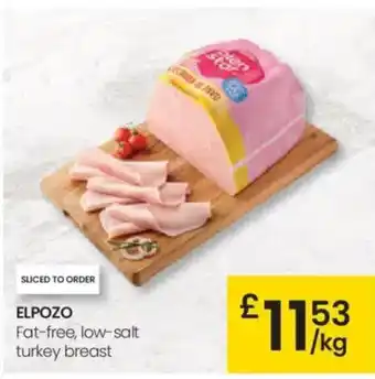 Eroski ELPOZO Fat-free, low-salt turkey breast oferta