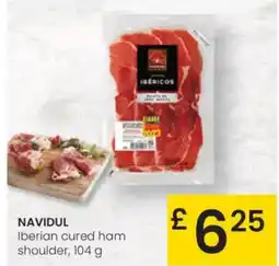 Eroski NAVIDUL Iberian cured ham shoulder oferta