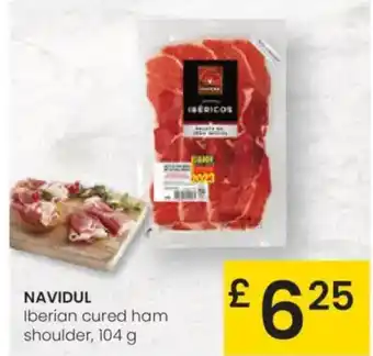 Eroski NAVIDUL Iberian cured ham shoulder oferta