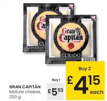 Eroski GRAN CAPITÁN Mature cheese oferta