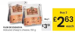 Eroski FLOR DE ESGUEVA Matured sheep's cheese oferta