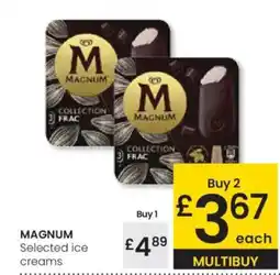 Eroski MAGNUM Selected ice creams oferta