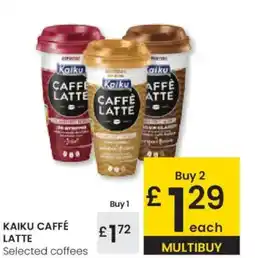Eroski KAIKU CAFFÉ LATTE Selected coffees oferta