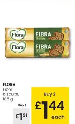 Eroski FLORA Fibre biscuits oferta