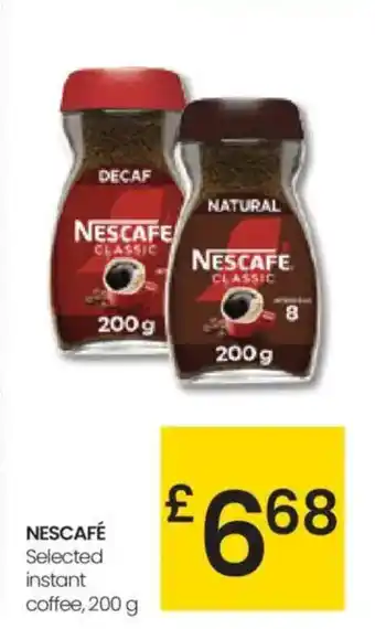 Eroski NESCAFÉ Selected instant coffee oferta