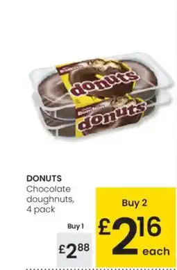 Eroski DONUTS Chocolate doughnuts, 4 pack oferta