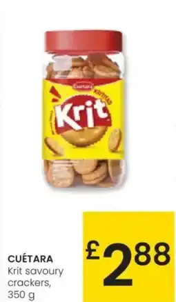 Eroski CUÉTARA Krit savoury crackers oferta