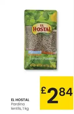 Eroski EL HOSTAL Pardina lentils oferta