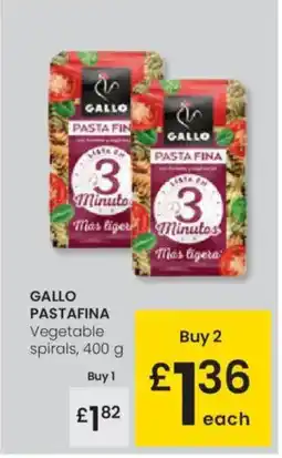 Eroski GALLO PASTA FINA Vegetable spirals oferta
