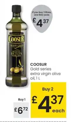 Eroski COOSUR Gold series extra virgin olive oil oferta
