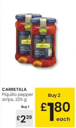Eroski CARRETILLA Piquillo pepper strips oferta