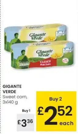 Eroski GIGANTE VERDE Sweet corn oferta