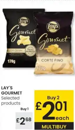 Eroski LAY'S GOURMET Selected products oferta