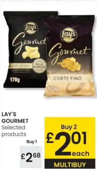Eroski LAY'S GOURMET Selected products oferta