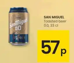 Eroski SAN MIGUEL Toasted beer 0.0, oferta