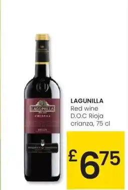 Eroski LAGUNILLA Red wine D.O.C Rioja crianza oferta