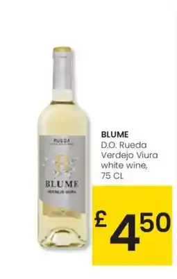 Eroski BLUME D.O. Rueda Verdejo Viura white wine, oferta