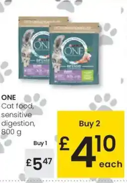 Eroski ONE Cat food, sensitive digestion oferta